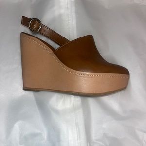 Westies Leather Wedge